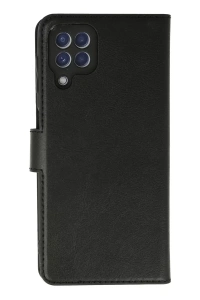Samsung Galaxy A22 Kılıf Trend S Plus Kapaklı Kılıf - Siyah