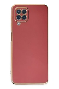 Samsung Galaxy A22 Kılıf Volet Silikon - Kırmızı