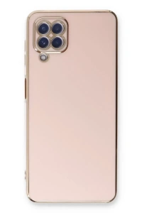 Samsung Galaxy A22 Kılıf Volet Silikon - Pembe