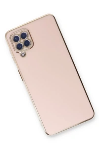 Samsung Galaxy A22 Kılıf Volet Silikon - Pembe