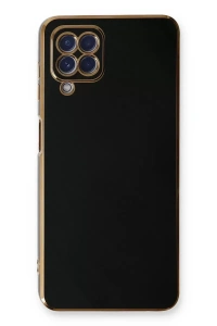Samsung Galaxy A22 Kılıf Volet Silikon - Siyah