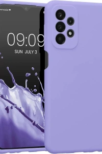 Samsung Galaxy A23 4G Kılıf First Silikon - Lila