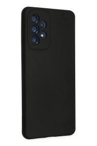 Samsung Galaxy A23 4G Kılıf Nano içi Kadife Silikon - Siyah