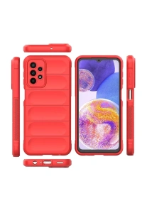 Samsung Galaxy A23 4G Kılıf Optimum Silikon - Kırmızı