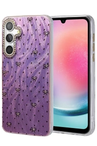 Samsung Galaxy A24 4G Kılıf Blade Aynalı Desenli Kapak - Desen 2