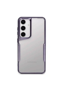 Samsung Galaxy A24 4G Kılıf Boyi Silikon Kapak - Derin Mor