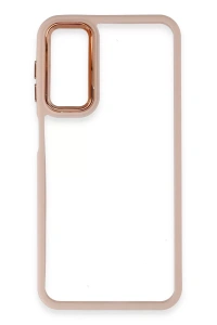 Samsung Galaxy A24 4G Kılıf Dora Kapak - Pudra