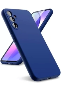 Samsung Galaxy A24 4G Kılıf First Silikon - Lacivert