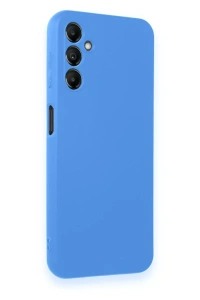 Samsung Galaxy A24 4G Kılıf First Silikon - Mavi