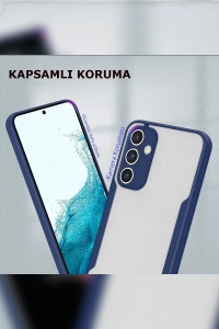 Samsung Galaxy A24 4G Kılıf Platin Silikon - Kırmızı