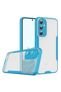 Samsung Galaxy A24 4G Kılıf Platin Silikon - Mavi