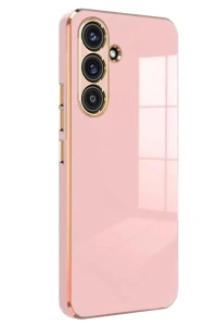 Samsung Galaxy A24 4G Kılıf Volet Silikon - Pembe