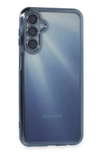 Samsung Galaxy A25 5G Kılıf Lensli Silikon - Açık Mavi