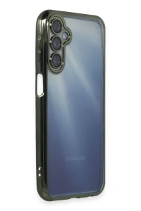 Samsung Galaxy A25 5G Kılıf Lensli Silikon - Yeşil