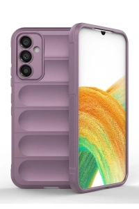 Samsung Galaxy A25 5G Kılıf Optimum Silikon - Mor