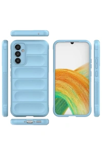 Samsung Galaxy A25 5G Kılıf Optimum Silikon - Sky Blue