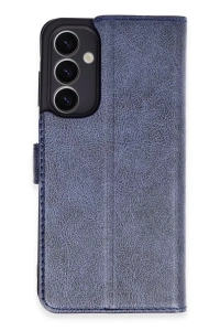 Samsung Galaxy A25 5G Kılıf Trend S Plus Kapaklı Kılıf - Lacivert
