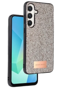 Samsung Galaxy A26 Bright Simli Kapak - Gold