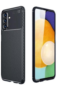 Samsung Galaxy A26 Kılıf Auto Focus Karbon Kapak - Siyah