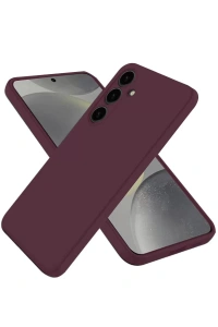Samsung Galaxy A26 Kılıf First Silikon - Mürdüm