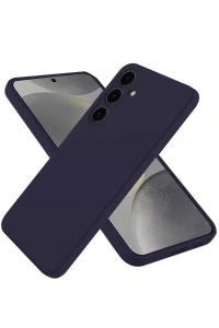 Samsung Galaxy A26 Kılıf Nano içi Kadife Silikon - Lacivert