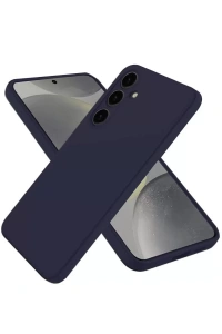 Samsung Galaxy A26 Kılıf Nano içi Kadife Silikon - Lacivert
