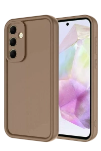 Samsung Galaxy A26 Kılıf Viera Silikon - Kahverengi