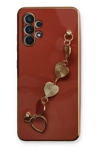 Samsung Galaxy A32 Kılıf Esila Silikon - Kırmızı