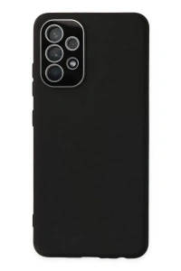 Samsung Galaxy A33 5G Kılıf Lansman Glass Kapak - Siyah