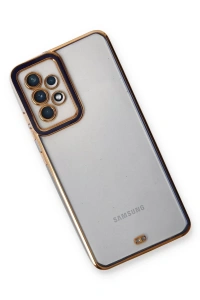 Samsung Galaxy A33 5G Kılıf Liva Lens Silikon - Mavi