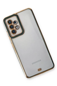 Samsung Galaxy A33 5G Kılıf Liva Lens Silikon - Yeşil