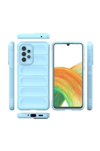 Samsung Galaxy A33 5G Kılıf Optimum Silikon - Sky Blue