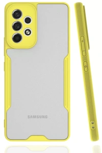 Samsung Galaxy A33 5G Kılıf Platin Silikon - Sarı
