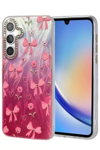 Samsung Galaxy A34 5G Kılıf Blade Aynalı Desenli Kapak - Desen 3