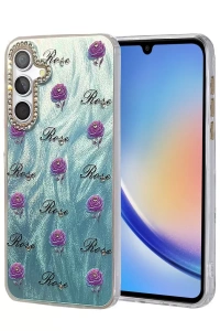 Samsung Galaxy A34 5G Kılıf Blade Aynalı Desenli Kapak - Desen 9