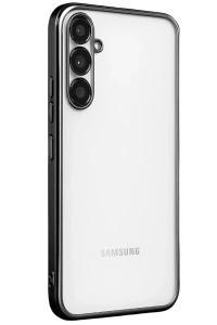 Samsung Galaxy A34 5G Kılıf Lensli Silikon - Siyah