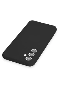 Samsung Galaxy A34 5G Kılıf Nano içi Kadife Silikon - Siyah