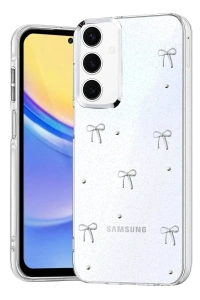 Samsung Galaxy A35 5G Fiyonk Desenli Kapak - Desen 1