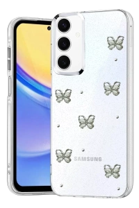 Samsung Galaxy A35 5G Fiyonk Desenli Kapak - Desen 9