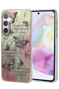 Samsung Galaxy A35 5G Kılıf Blade Aynalı Desenli Kapak - Desen 6