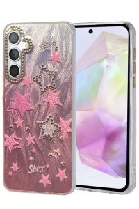 Samsung Galaxy A35 5G Kılıf Blade Aynalı Desenli Kapak - Desen 7