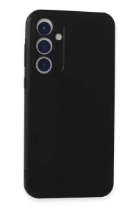 Samsung Galaxy A35 5G Kılıf First Silikon - Siyah
