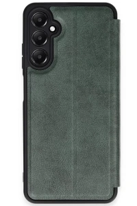 Samsung Galaxy A35 5G Kılıf Flip Cover - Koyu Yeşil