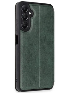 Samsung Galaxy A35 5G Kılıf Flip Cover - Koyu Yeşil