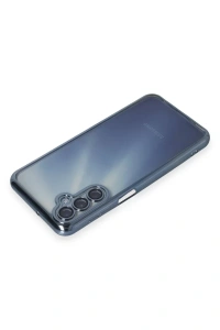 Samsung Galaxy A35 5G Kılıf Lensli Silikon - Açık Mavi