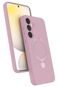 Samsung Galaxy A35 5G Regal Magsafe Standlı Kapak - Açık Pembe
