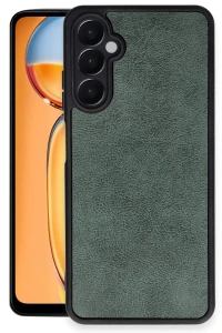 Samsung Galaxy A36 Kılıf Aras Deri Kapak - Koyu Yeşil