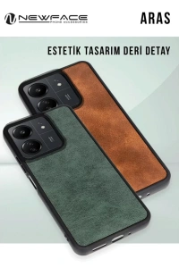 Samsung Galaxy A36 Kılıf Aras Deri Kapak - Siyah
