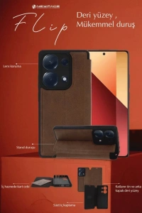 Samsung Galaxy A36 Kılıf Flip Cover - Kırmızı