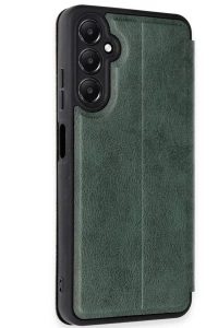 Samsung Galaxy A36 Kılıf Flip Cover - Koyu Yeşil